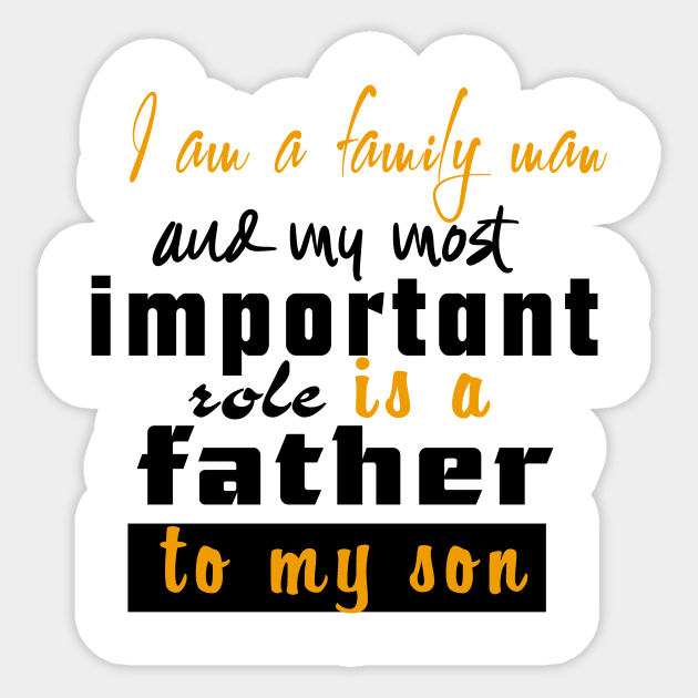 proud father Sticker by Muahh